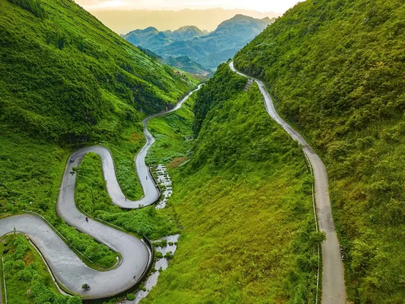 Ngắm toàn cảnh Dốc Thẩm Mã từ trên cao