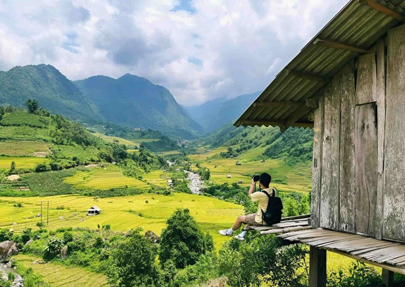 Chụp ảnh phong cảnh ruộng bậc thang