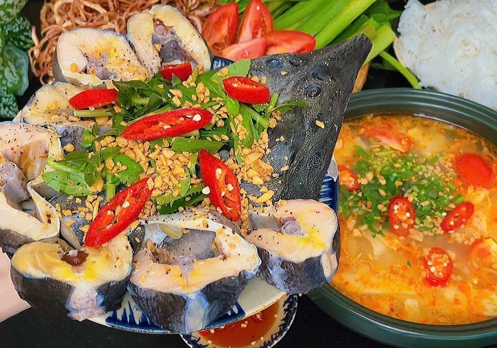 Cá Tầm Sông Nho Quế